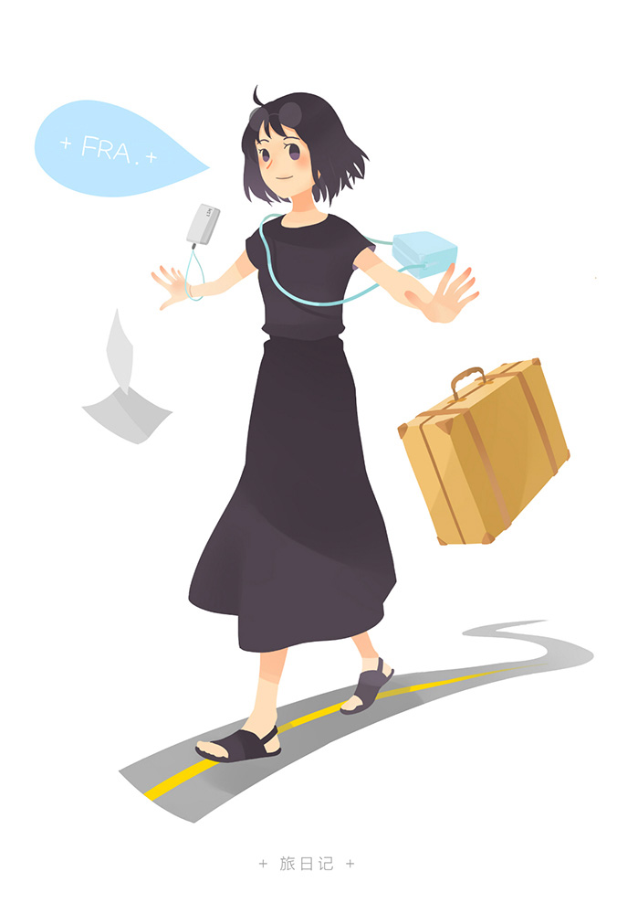 小清新都市插畫唯美人物設(shè)計(jì)7